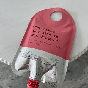 NEW Frank Body Charcoal Body Scrub + Mask Full Size 4.94 oz Free Shipping